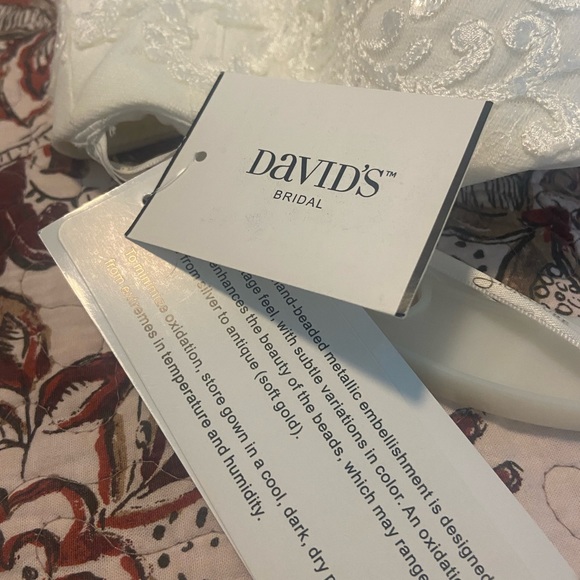 Galina Signature Wedding Dress from David’s Bridal (Size 14 Ivory Color) New - Picture 2 of 7